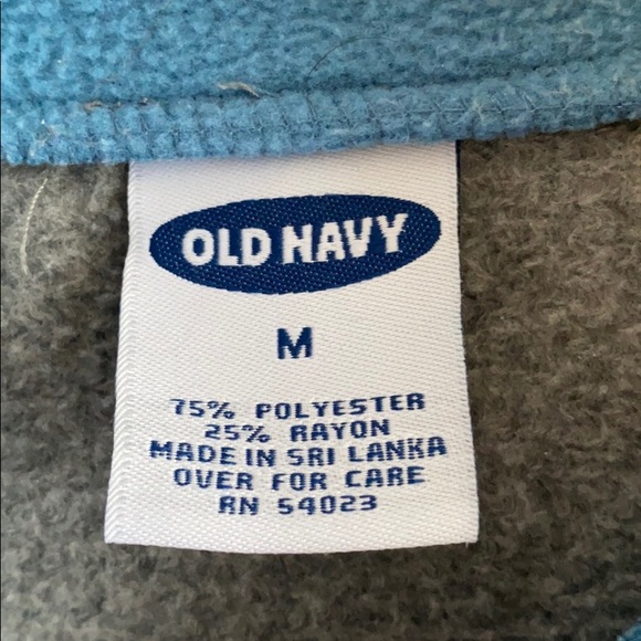 Vintage 90s Old Navy Half Zip Fleece Pockets - Picture 3 of 4